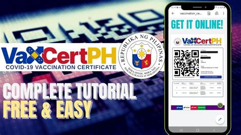 VaxCertPH Tutorial .